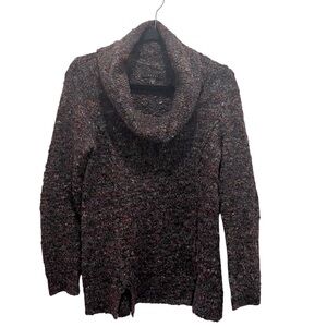 Fever Speckled Knit Sz S Oversized Cowl Neck Cozycore Dark Academia Soft Grunge